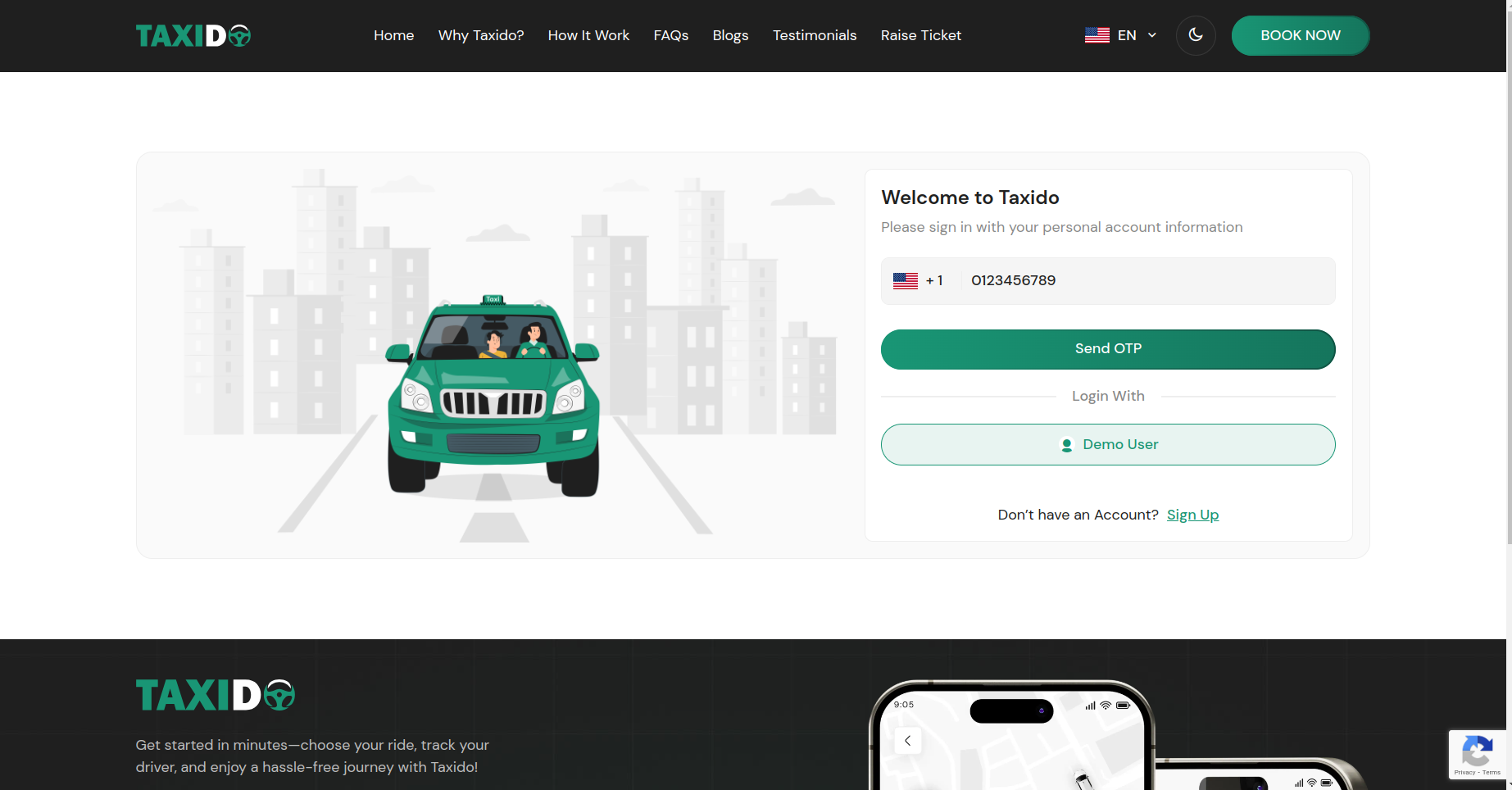 Firebase Send OTP Screen