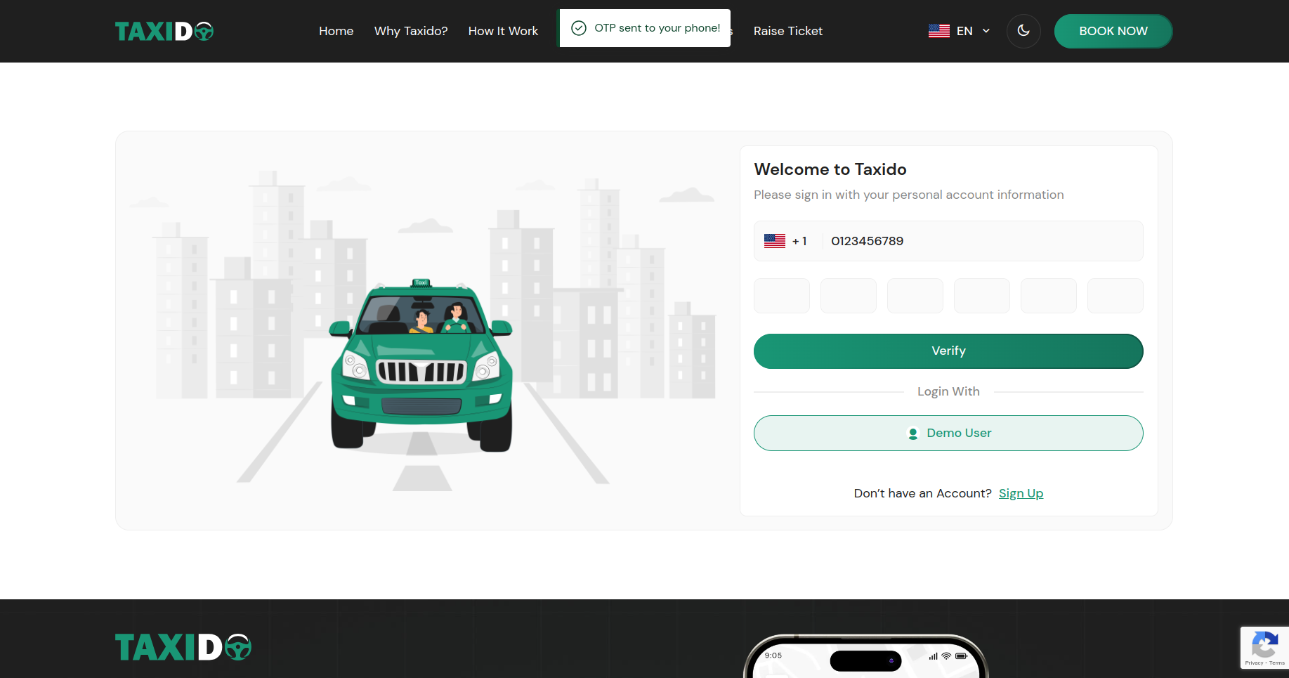Firebase OTP Verification Screen