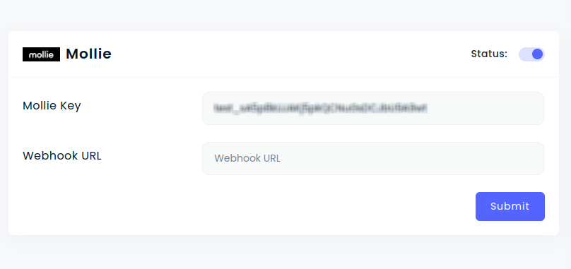 Mollie API Credentials